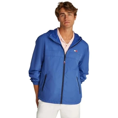 Abbildung von Tommy Jeans Chicago Leichte Jacke, Herren, Größe: 54, Tempo blue