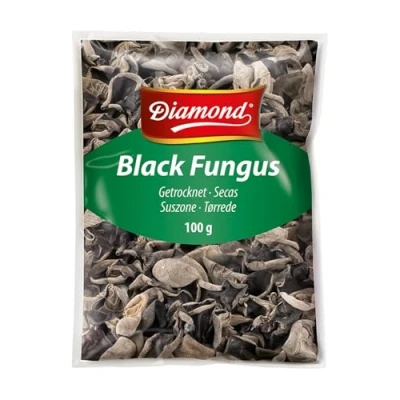 Abbildung von Diamond Mu Err Pilze / Black Fungus, getrocknet, 100g, 2er Pack (2 x 100 g Packung)