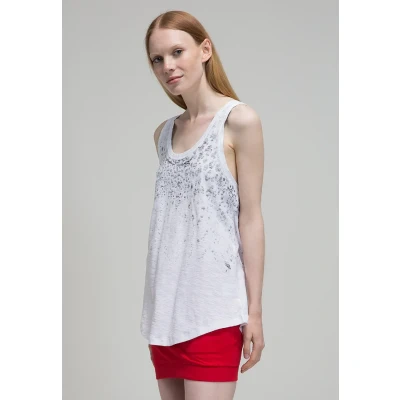 Abbildung von Urban Classics Top, Damen, Größe: XS, White/black
