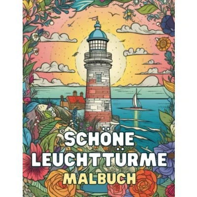 Abbildung von Schöne Leuchttürme Malbuch zum Entspannen und Ausmalen mit 30 Serenen Designs: Perfektes Geschenk für Erwachsene Kinder