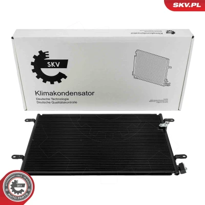 Abbildung von ESEN SKV 86SKV038 Klimakondensator ohne Trockner Aluminium 660mm AUDI: A6 C6 Avant, Limousine, Allroad