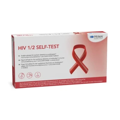 Abbildung von PRIMA Home Test, HIV SELF TEST Habe ich mich mit dem Virus infiziert? Schweizer Qualität