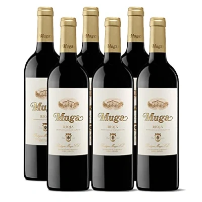 Abbildung von Rotwein Crianza Muga 75 cl D.O. La Rioja Bodegas (6 Flaschen)
