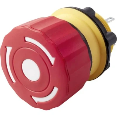 Abbildung von TRU COMPONENTS TC LAS1 A22Y 01TSB Not Aus Schalter 250 V/AC 3 A 1 Öffner IP65 St.