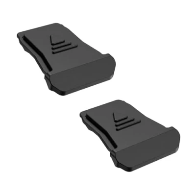 Abbildung von (2 Pack) JJC Blitzschuh Abdeckung für Canon EOS R3 R5II R5C R6II R7 R8 R10 R50 mit Blitzschuh, Hält die Eingebaute Blitzfunktion Staubdicht und Fleckengeschützt Ersetzt ER SC2 (Schwarz)