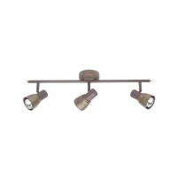 Abbildung von BRILLIANT Lampe Lava Spotrohr 3flg altkupfer 3x R50, E14, 40W, geeignet für Reflektorlampen (nicht enthalten) Köpfe schwenkbar