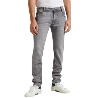 Abbildung von Pepe Jeans Tapered Fit, Herren, Größe: 33x32, Grey denim