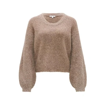 Abbildung von Opus Plimma Strickpullover, Damen, Größe: 40, Warm taupe