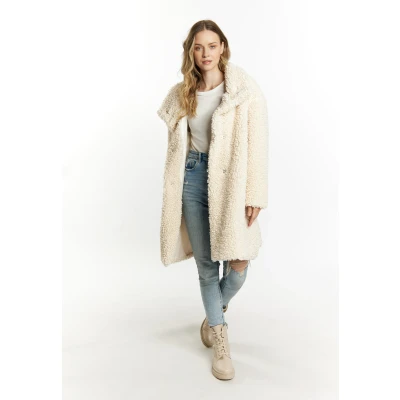 Abbildung von Dreimaster Mantel Klassischer Mantel, Damen, Größe: M/L, Wollweiss