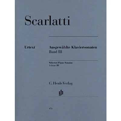 Abbildung von Ausgewaehlte Sonaten 3. Klavier: Instrumentation: Piano solo (G. Henle Urtext Ausgabe)