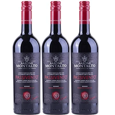Abbildung von Barone Montalto Passivento Rosso Terre Siciliane IGT Rotwein Wein halbtrocken (3 Flaschen)