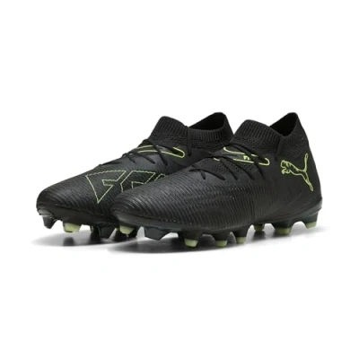Abbildung von Puma FUTURE 8 MATCH FG/AG Fußballschuhe Damen Black/Fizzy Light/Green Terrain Größe: 40