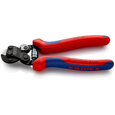 Abbildung von Knipex 95 62 160 TC, Hand Kabelschneider, Blau, Rot, Schwarz, mm, 60 175 g