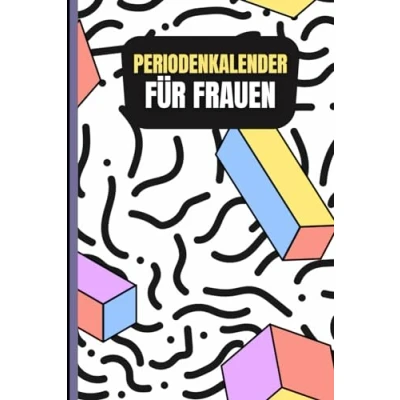 Abbildung von Periodenkalender für Frauen: PMS Tagebuch Frauen und Mädchen zur Überwachung der Symptome, Stimmung Blutung. Dokumentiere übersichtlich alle Ereignisse deiner Menstruation.