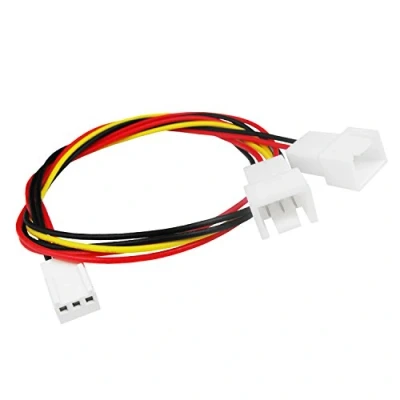 Abbildung von AABCOOLING Cooling AAB C7 Split Netzkabel (3 poliger Stecker vom Lüfter) für 2 3 polige Lüfter.