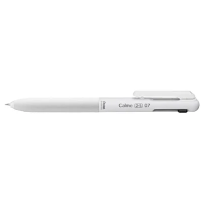 Abbildung von Pentel BXAW375W Calme Multifunktionsstift, 2 Kugelschreiberminen 0.35mm (schwarz/rot) und 1 Druckbleistiftmine 0.5mm, deutlich gedämpftes Klick Geräusch, nachfüllbar, 1VE=10 Stück