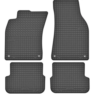Abbildung von Fußmatten Vorne und Hinten 4er Set für Audi A6 C6 2006 2011 Gummi Gummimatten