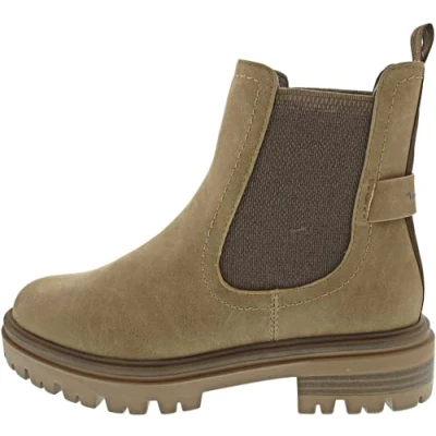 Abbildung von Tamaris Damen Chelsea Blockabsatz Vegan; CAMEL, EU 38