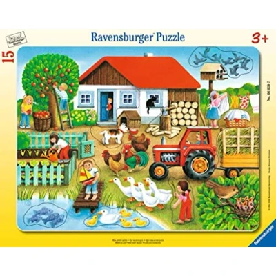 Abbildung von Ravensburger Puzzle Was gehört wohin. mit 15 Teilen, Puzzleteile