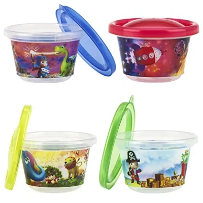 Abbildung von Nuby ID94044 Picknick Snack Tassen mit Motiv, mehrfarbig