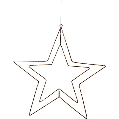 Abbildung von näve Dekolicht &quot;3D Stern&quot;, Leuchtmittel LED Modul fest integriert, Weihnachtsdeko aussen