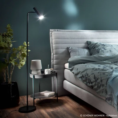 Abbildung von SCHÖNER WOHNEN Kollektion Stehlampe Stina, Dimmfunktion, LED fest integriert, Warmweiß