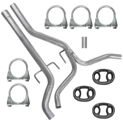 Abbildung von Schalldämpferset Auspuff Abgasrohr für Opel Vectra 3 III C 2003 06/2009 2.0 T Schrägheck Stufenheck