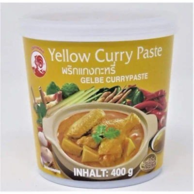 Abbildung von Gelbe Thai Currypaste 400g Cock