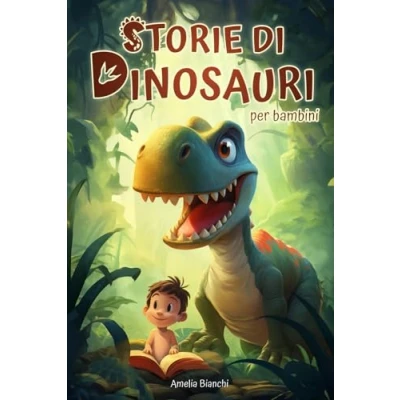 Abbildung von Storie di dinosauri per bambini: Ediz. a colori Libro bambini 3 6 anni