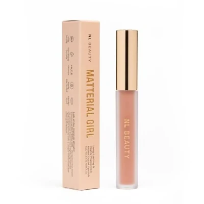 Abbildung von NL Beauty HOLLYWOOD Langanhaltender, flüssiger, matter Lippenstift Angereichert mit den Vitaminen A, C und E MATTERIAL GIRL 3.7 ml