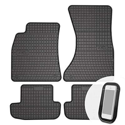 Abbildung von Gummimatten Auto Fußmatten Gummi Automatten Passgenau 4 teilig Set passend für Audi A5 I 2007 2016
