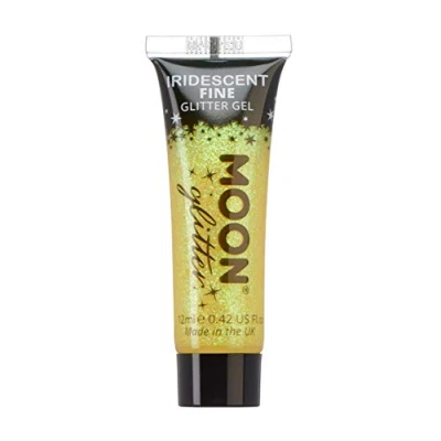 Abbildung von Moon Glitter Gel mit schillerndem feinem 12ml Gelb Glitzer Gesichtsfarbe