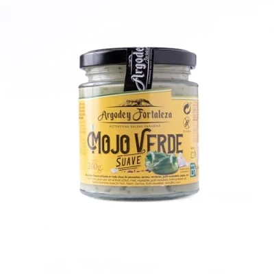 Abbildung von Argodey Fortaleza Mojo Verde Suave 200g Authentische Kanarische Sauce, Perfekt und Vielseitig zum Streichen auf Brot, Toast, Arepas, Kartoffeln. Ohne Konservierungsstoffe künstliche Zusätze.