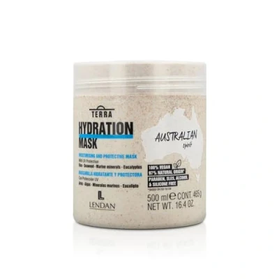 Abbildung von LENDAN Feuchtigkeitsspendende Haarmaske Terra Hydration Mask 500 ml für trockenes und strapaziertes Haar Spendet Feuchtigkeit repariert Verhindert Haarausfall Frizz