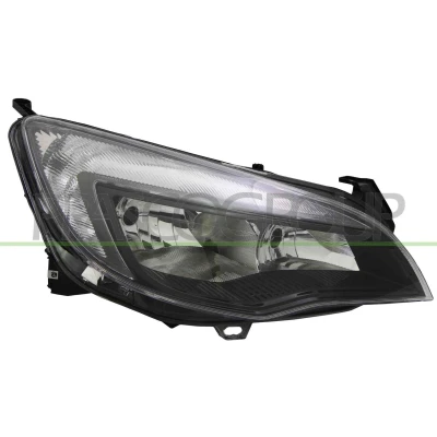 Abbildung von PRASCO OP4164913 Scheinwerfer rechts H7/H7 schwarz mit Stellmotor für LWR OPEL: Astra J Sports Tourer, Schrägheck, Limousine