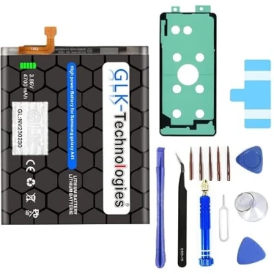 Abbildung von High Power Ersatzakku kompatibel mit Samsung Galaxy A41 A415F GLK Technologies Battery accu 3700mAh Akku inkl. Profi Werkzeug Set Kit NUE