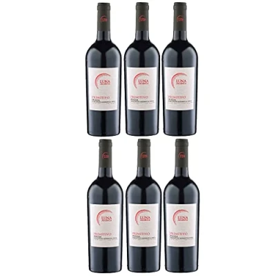 Abbildung von Luna Argenta Primitivo Puglia IGT Rotwein Wein halbtrocken Italien (6 Flaschen)