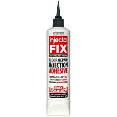 Abbildung von Floor Fix Pro Injectafix Flexibler, Starker Klebstoff Zum Befestigen Von Böden Und Reparieren Losen Hohlen Fliesen, Holz, LVT Laminat. Keine Pistole Erforderlich