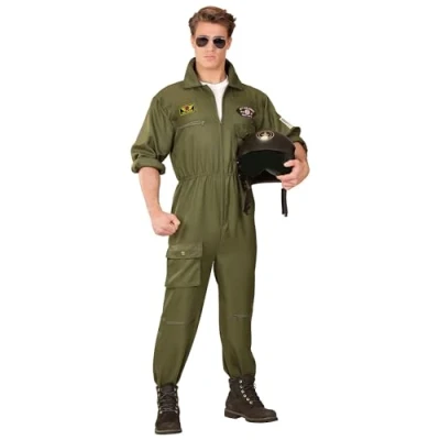 Abbildung von Widmann S.r.l. Kostüm Kampfjet Pilot für Herren Flieger Overall
