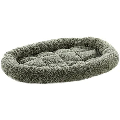 Abbildung von Flamingo Tierkissen Kissen Sherpa oval braun