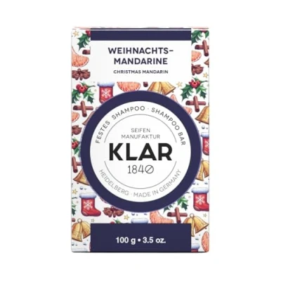 Abbildung von Klar Seifen festes Shampoo Weihnachsmandarine, für geschmeidige Haare, mit Weihnachtlichem Duft, 11222