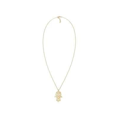 Abbildung von Goldhimmel Hamsa HAND Halskette, Damen, Größe: 70, Goldfarben