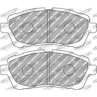 Abbildung von FERODO RACING FCP4426Z Bremsbelagsatz FORD: Fiesta 6, 6 Van, Mk6 Limousine, SUZUKI: SWIFT 4, 5, Baleno II Schrägheck