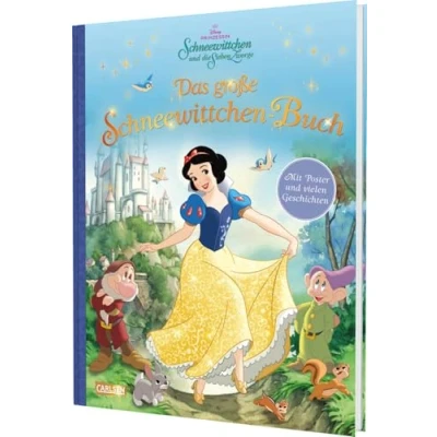Abbildung von Das große Schneewittchen Buch mit beigelegtem Poster: Hochwertiges Goldfolie auf dem Cover (Disney den besten Geschichten)