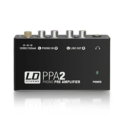 Abbildung von LD Systems PPA 2 Phono Vorverstärker und Entzerrer LDPPA2, schwarz