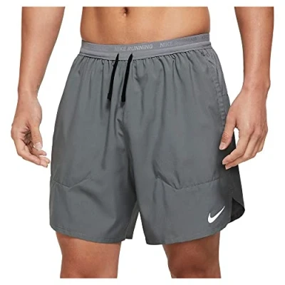 Abbildung von Nike Herren Df Stride 2In1 7In Shorts, Smoke Grey/Dk Grey/Refle, S