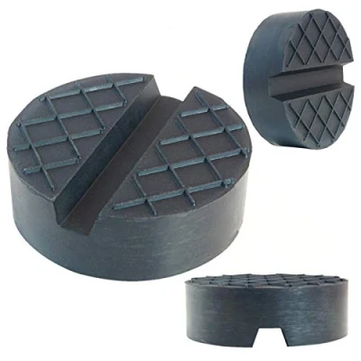 Abbildung von sarian 75x25mm Gummiauflagen für Wagenheber Rangierwagenheber universal Gummiblock KFZ PKW SUV