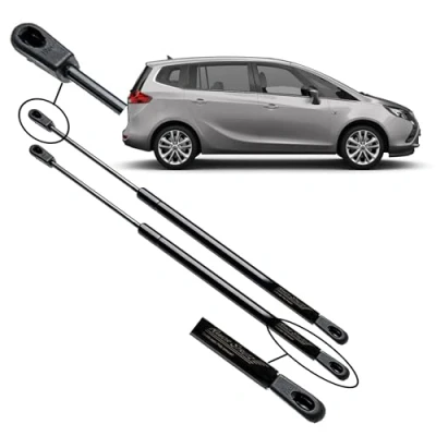 Abbildung von Ramor Strutz 2x Gasfeder Dämpfer Heckklappe Kompatibel mit Vauxhall Zafira C 2011 2019. Gasdruckfeder Heckklappendämpfer Ersatz für 13387067 und Andere.