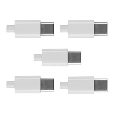 Abbildung von JSER 5 Set DIY 24pin USB 3.1 Typ C Stecker SMT mit 3,5 mm SR und Gehäuse Abdeckung