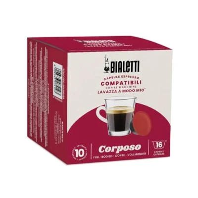 Abbildung von BIaletti Kaffee Lavazza® kompatible Kapseln Corposo 16